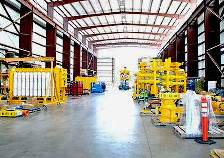 Inside Warehouse of Trendsetter's Facility